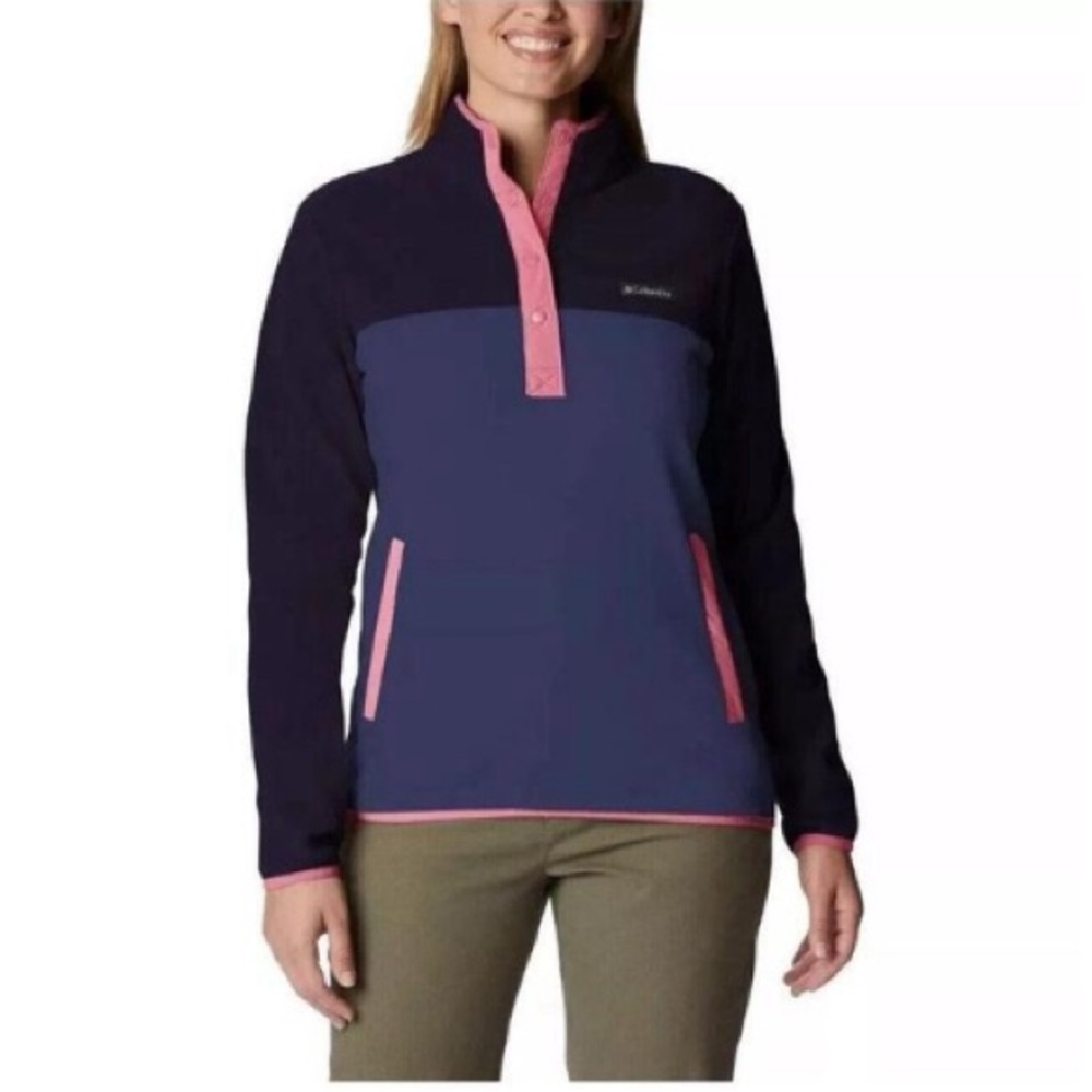Columbia Women's Two-Tone Jacket - Navy and Pink